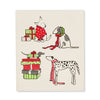 Holiday Dogs Swedish Dish Cloths-Set of 2 | Putti Christmas Canada