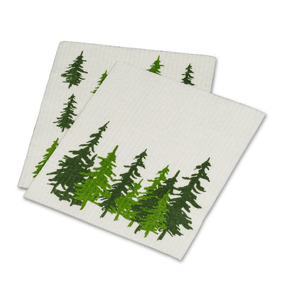 Forest Swedish Dish Cloths-Set of 2 | Putti Fine Furnishings