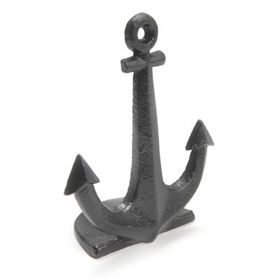 Black Cast Iron Anchor Door Stop | Putti Fine Furnishings 