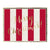 Red & White Stripe "Merry Christmas" Holiday Boxed Cards | Putti Christmas 