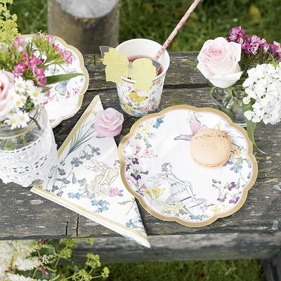 "Truly Fairy" Paper Plates, TT-Talking Tables, Putti Fine Furnishings