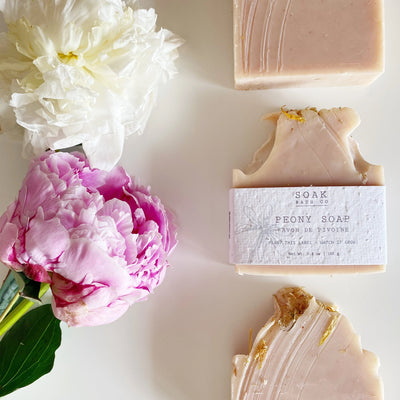 Soak Bath Co. Peony Handmade Soap