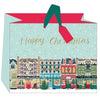 Christmas Village “Happy Christmas” Large Christmas Gift Bag