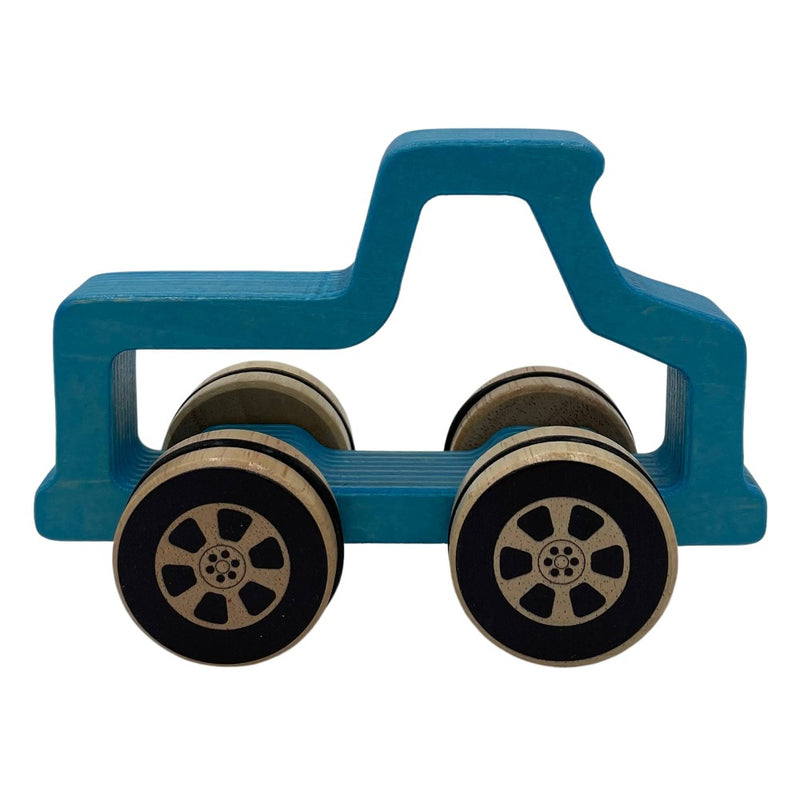 Push Around Blue Wood Truck