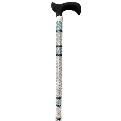 Jacqueline Kent "Sugar Cane" lady kent Turquoise Adjustable Medical Cane | Putti