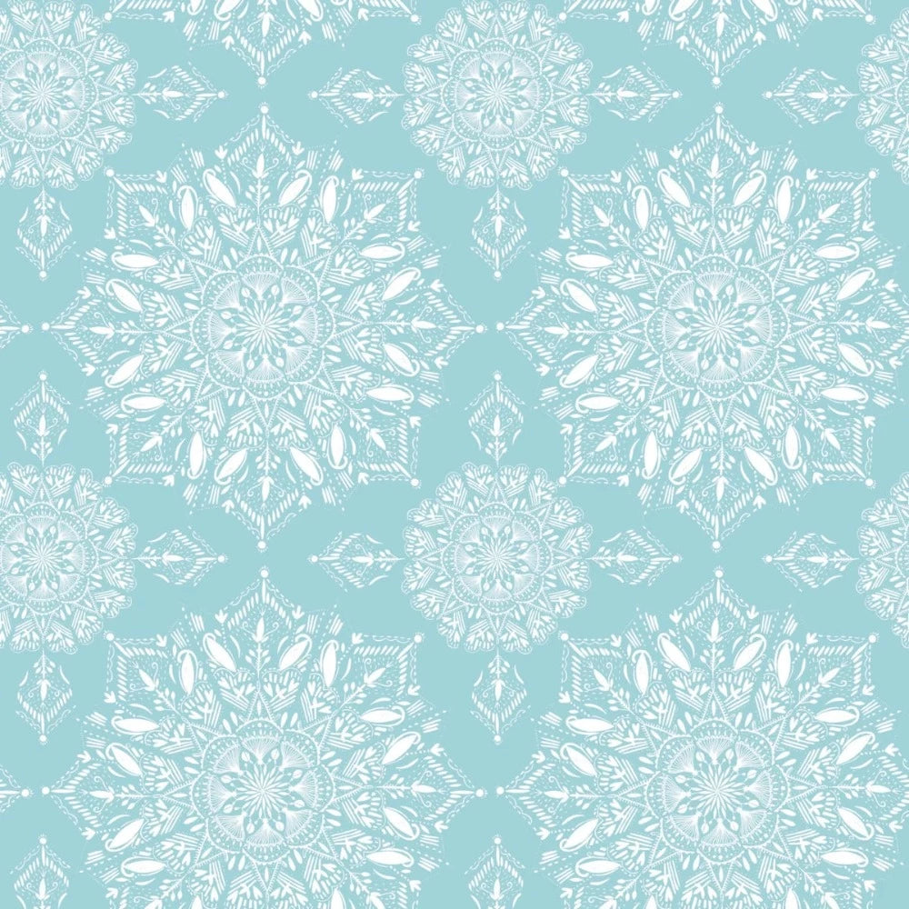 Winter's Mandalas Wrapping Paper Roll | Putti Christmas Canada 