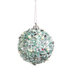 Aqua Sequin Ornament | Putti Christmas Canada