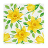 Daffodils in Bloom Paper Cocktail Napkins | Putti Celebrations and Partyware