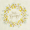 "Hello Spring" Paper Napkins - Lunch | Putti Easter Celebrations