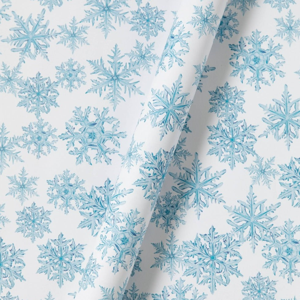 Sophie Brabbins Snowflake Gift Wrap Sheet | Putti Fine Furnishings 