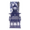 Caspari Blue and White Pagoda Hexagonal Bottle Gift Bag | Putti Christmas