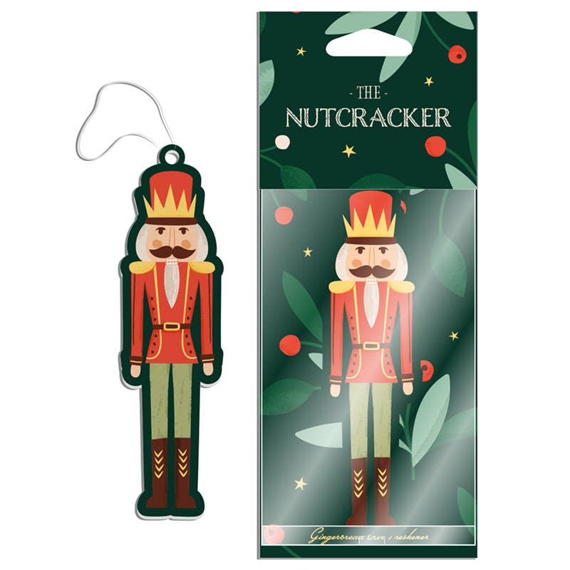 Gingerbread Nutcracker Christmas Holidays Air Freshener