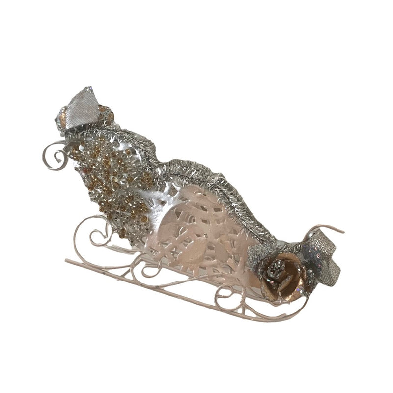 Hanging Belsnickel Sleigh Ornament | Putti Christmas Canada 