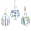 Spring Meadow Glass Egg Ornament | Putti Easter Celebrations