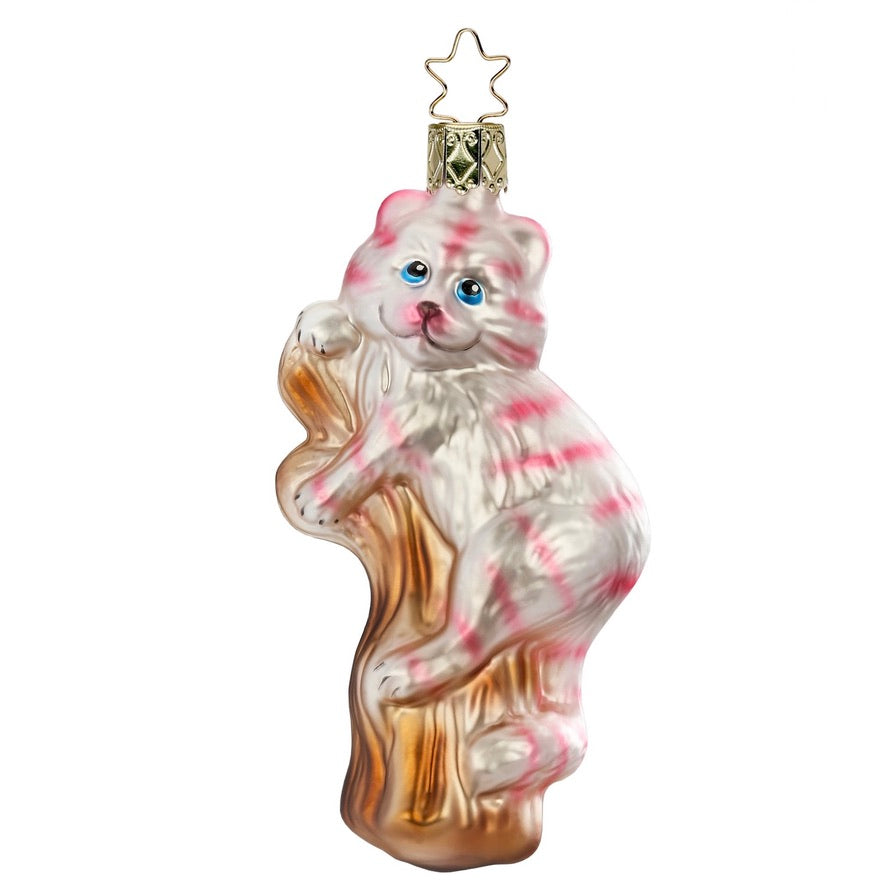 Inge Glas Cheshire Cat Glass Ornament | Putti Christmas Canada