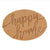 Mud Pie "Happy Home" Oval Embossed Doormat | Putti Fine Furnishings 