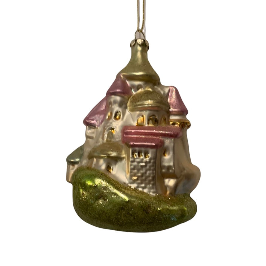 "Fairytale Castle" Glass Ornament