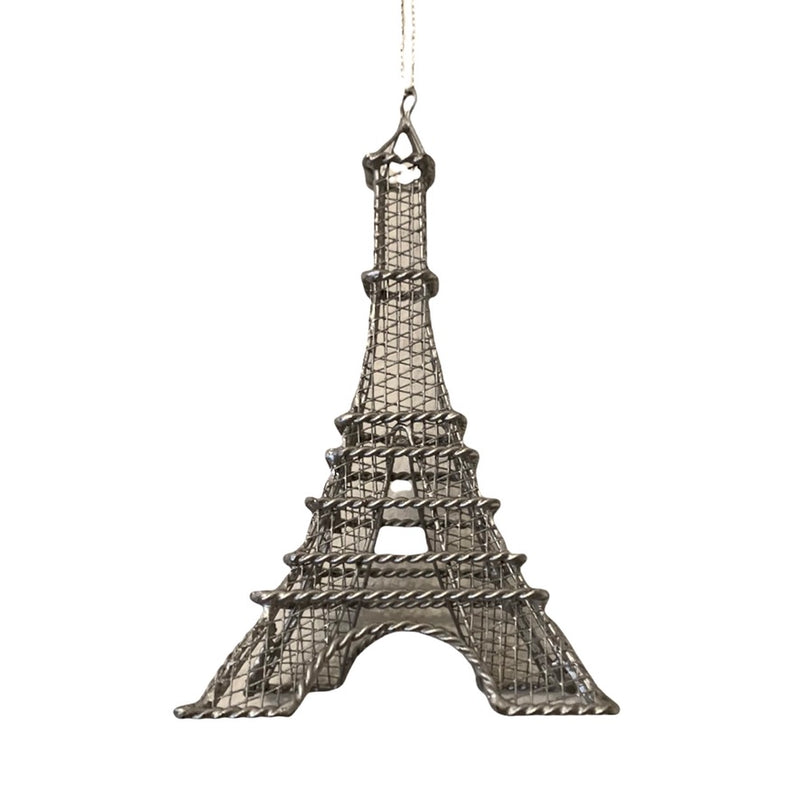 Metal Eiffle Tower Ornament | Putti Christmas Celebrations 