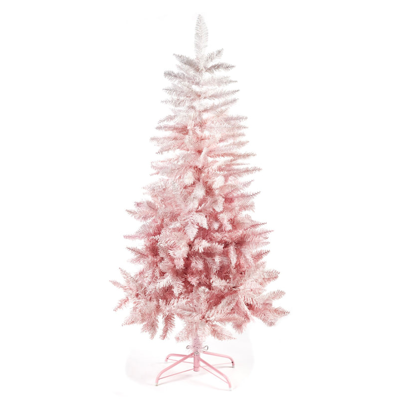 Small Pink Ombre Christmas Tree