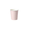 Pale Pink Pinstripe Paper Party Cups