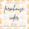 Pumpkin Patch Wax Melts 4pcs - Farmhouse Cider | Putti Fine Furnishings
