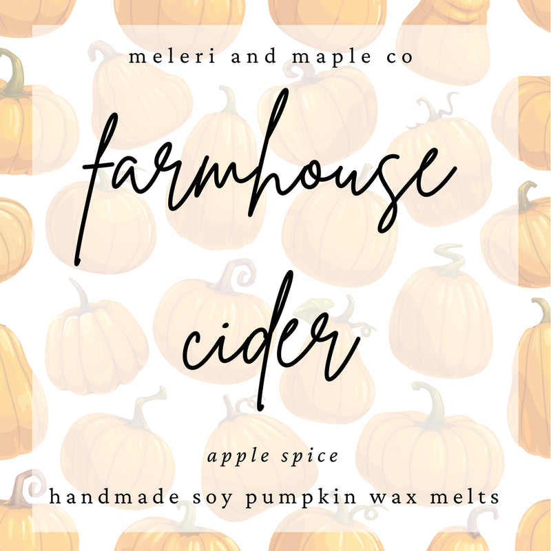 Pumpkin Patch Wax Melts 4pcs - Farmhouse Cider