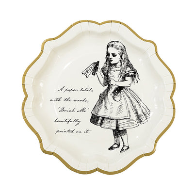 Truly Alice Paper Plates - Medium -  Party Supplies - Talking Tables - Putti Fine Furnishings Toronto Canada - 2
