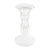 Mud Pie white Glass Candle Holder - Small