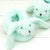 Jomanda Aqua Bunny Plush Baby Slippers  | Le Petite Putti 