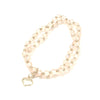 Double Strand Crystal Bracelet With Heart - Pink | Putti Fine Fashions