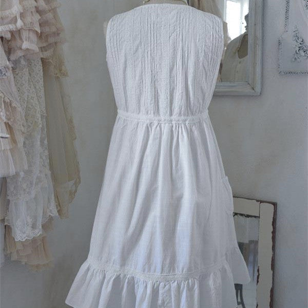  Jeanne d' Arc Living "True Beliefs" Dress / Tunic - White, JDL-Jeanne d'Arc Living, Putti Fine Furnishings