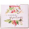 Graphique de France Large "Season's Greetings" Red Berry Gift Bag | Putti