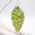 Green Glitter Glass Pinecone Ornament