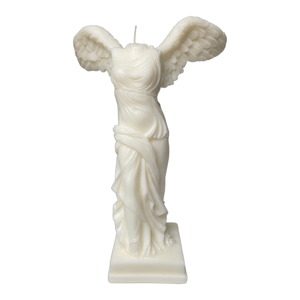 Ivory Goddess Of Victory Candle - Large