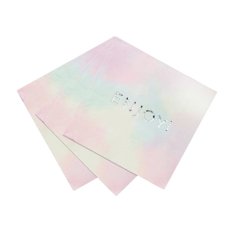  Iridescent Napkins - Large -  Party Decorations - Talking Tables - Putti Fine Furnishings Toronto Canada - 1