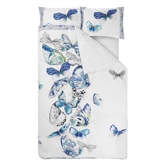 Designers Guild Papillons Cobalt  Bedding, DG-Designers Guild, Putti Fine Furnishings