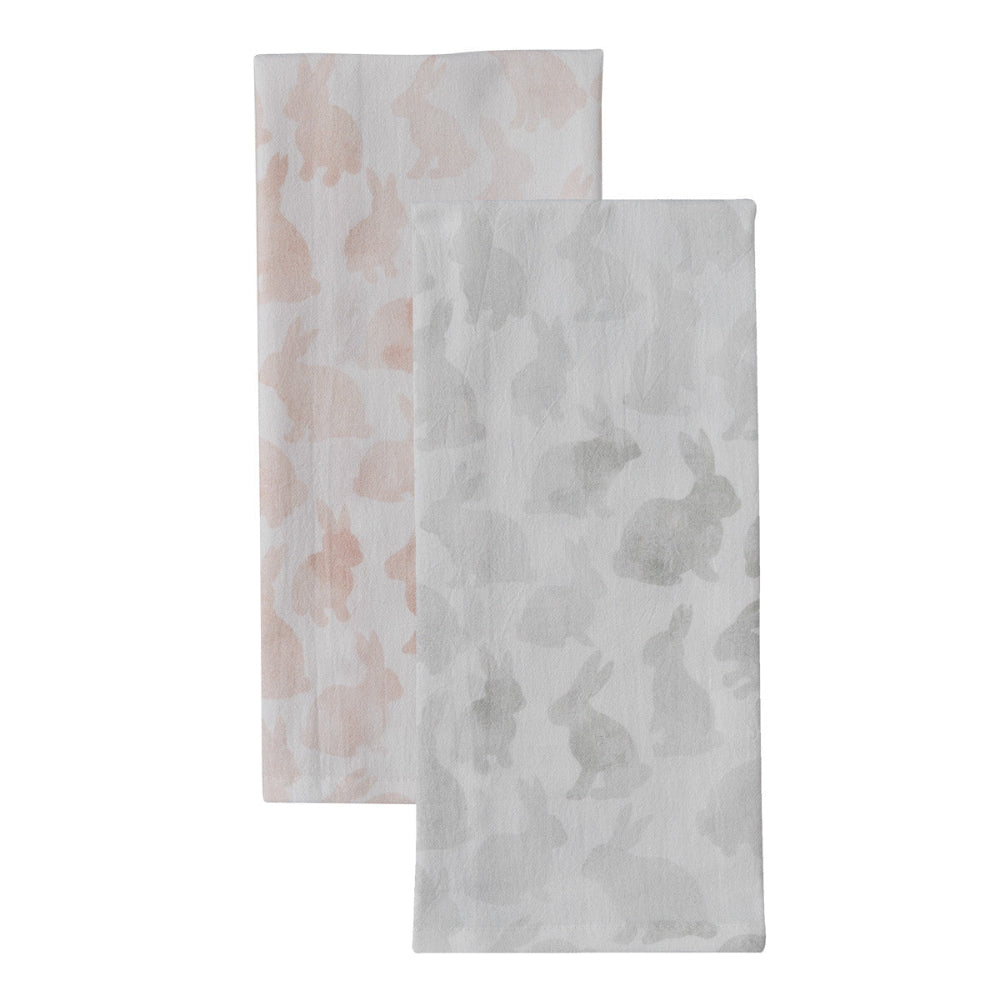 Bunnies Tea Towel Set | Putti Fine Furnishings 