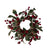 Small Frosted Varrigated Holly Berry Wreath | Putti Christmas 