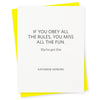 "Hepburn" Greeting Card