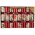 Robin Reed Red Ponsettia Christmas Crackers