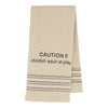 Dry Wit Towel - Caution