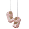 Personalizable Baby Bootie Ornament - Girl Pink - Putti Celebrations - Canada