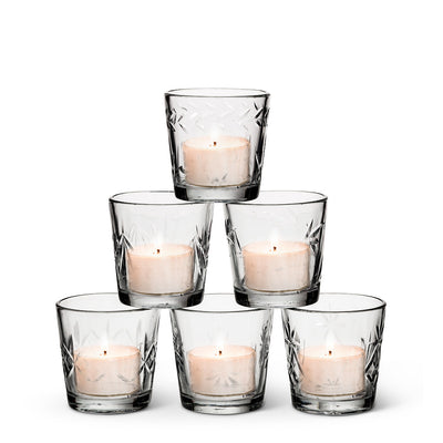 Cut Glass Votive Holder - Small, AC-Abbott Collection, Putti Fine Furnishings