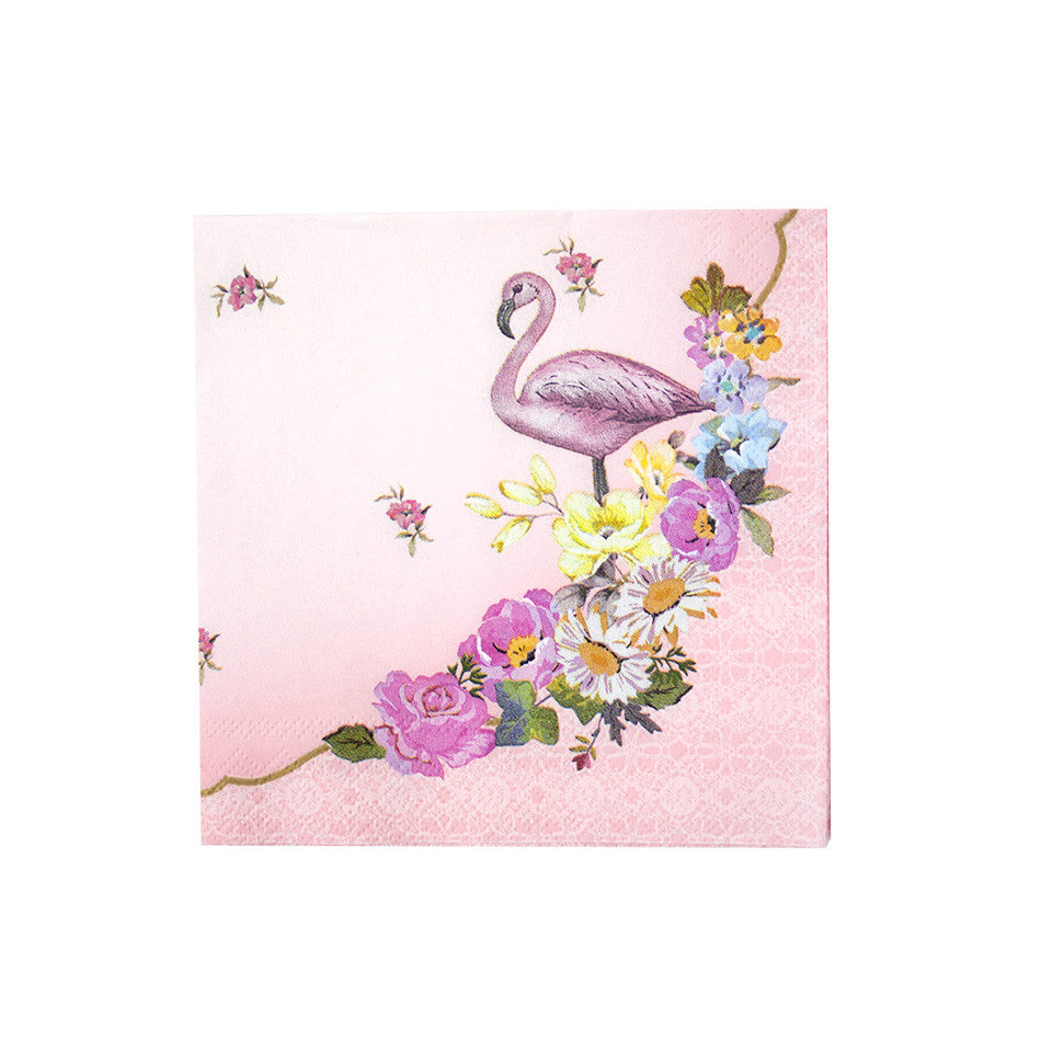  "Truly Flamingo" Cocktail Napkins, TT-Talking Tables, Putti Fine Furnishings
