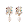 Pearl Drop Flower Earrings | Putti Fine Fashions