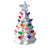 White Ceramic Mini Tree With LED Lights