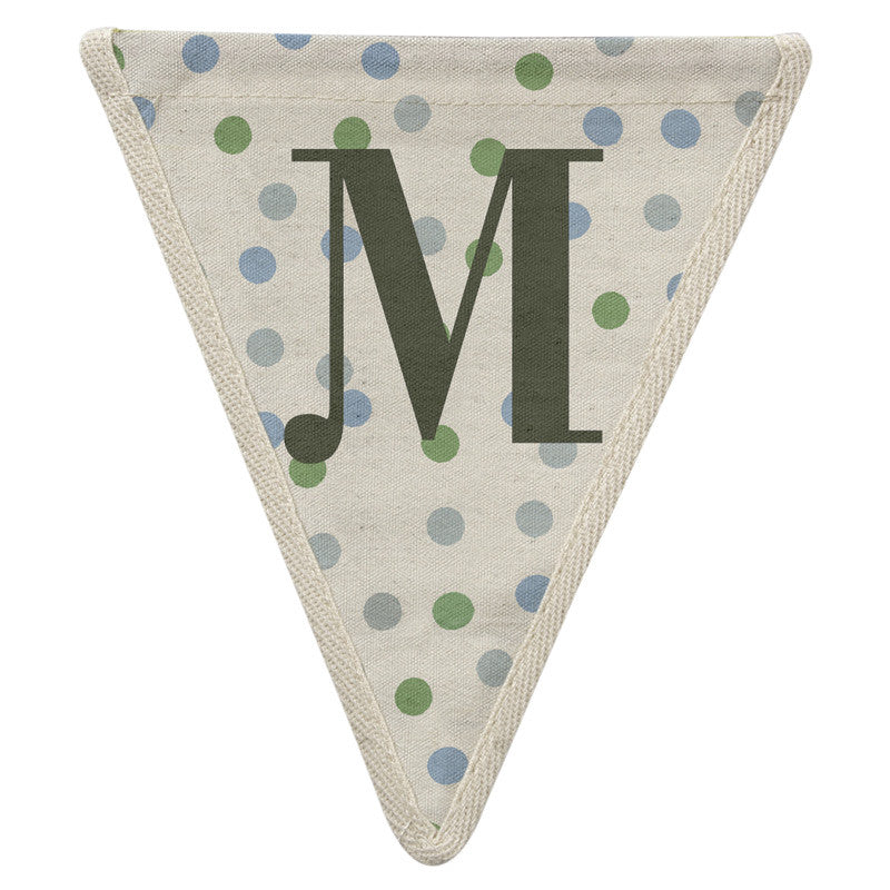  Meri Meri Alphabet Bunting - Letter M, MM-Meri Meri UK, Putti Fine Furnishings