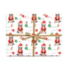 Lana's Shop - Santa Cat and Mouse Gift Wrap Roll