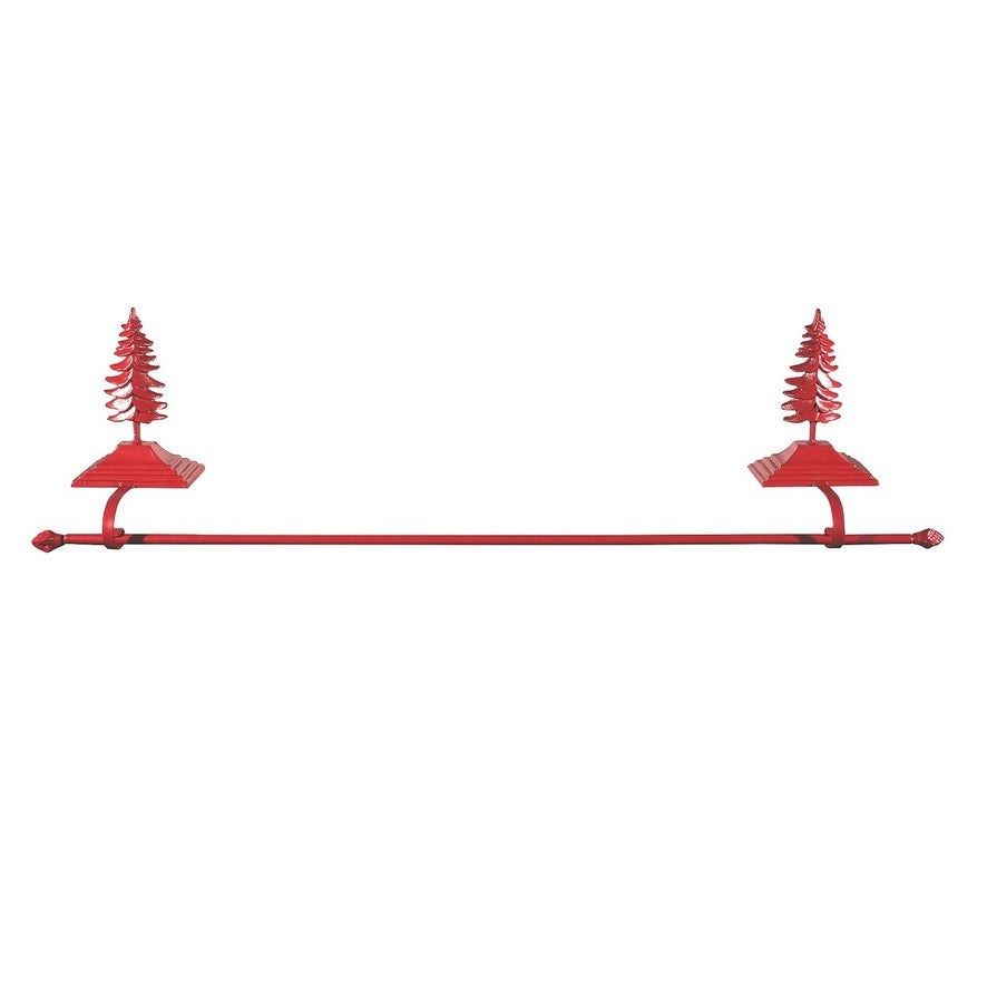 Double Christmas Tree Stocking Holder with Rod Red | Putti Christmas Canada 