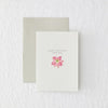 "Happy Blooming Birthday"  Real Pressed Flower Greeting Card